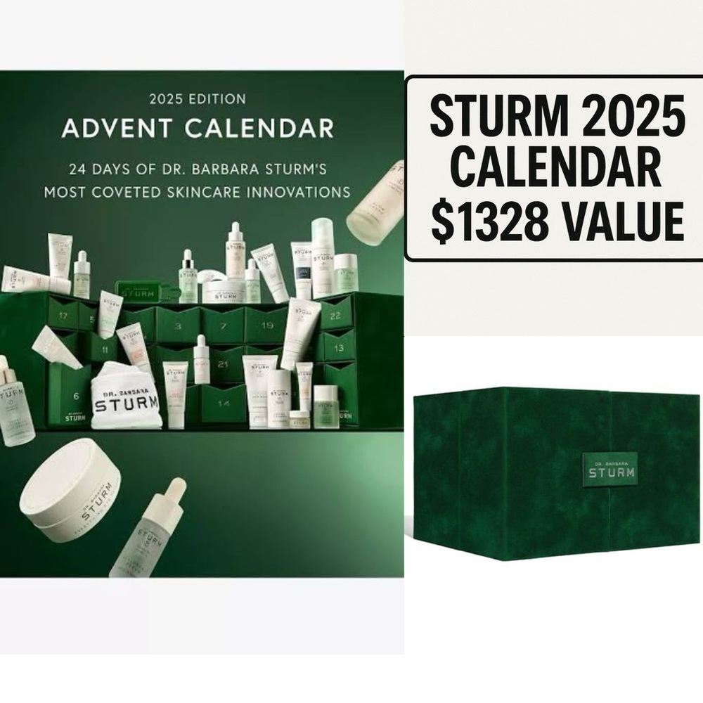 $1328 value ! Unbelievable! Sturm Skincare Advent Calendar 2025 NEW in case